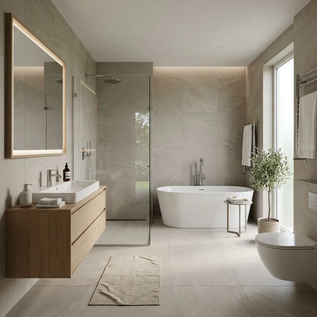 Coordinating Tiles and Bathware